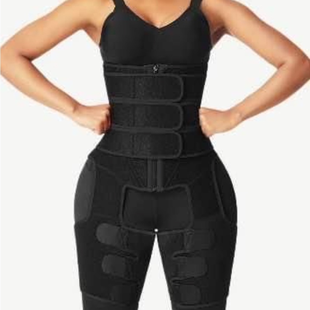 Black Waist and Thigh Trainer